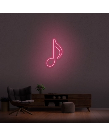 Music Note Neon Sign
