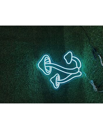 Brighten Up Your Bar, Bedroom, or Gaming Den with the Mushrooms Custom LED Neon Sign.