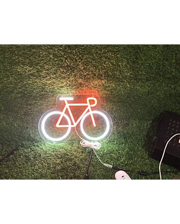 Rev Up Your Space: Bike Outline LED Neon Sign for Home Decor, Bars, and Storefronts