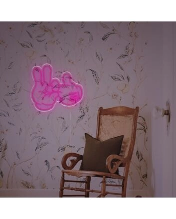 Elevate the vibe of your bar, bedroom, or next event with the alluring glow of the Bad Intentions LED Neon Sign.