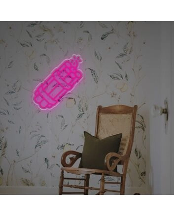 Enhance Your Office, Bar, or Home Ambiance with the Vibrant Glow of the C4 Dynamite LED Neon Sign.