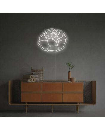 Brighten Up Any Room, Bar, or Wedding with the Enchanting Glow of Wonderful Rose LED Neon Sign.