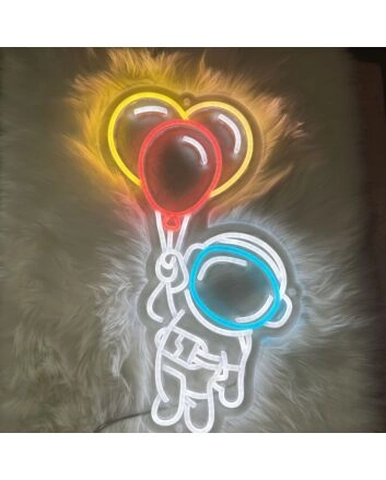 Elevate Your Space: Astronaut Neon Signs Spaceman Led Signs Wall Decoration Neon Lights, Perfect for Home, Office, and Cosmic Themed Events.