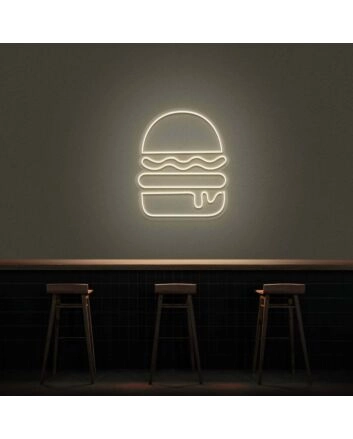 Cheese Burger Neon Sign