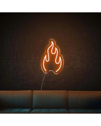 Fire LED neon sign