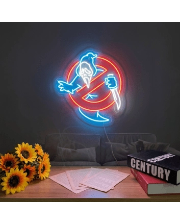 Transform Your Space into a Spooktacular Haven with Devil Neon Sign Ghost Neon Sign for Halloween Parties, Home, and Bar Wall Decor.