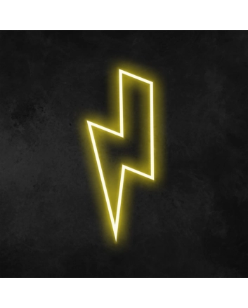 Lightning Bolt Neon Sign
