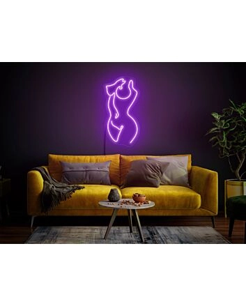 Elevate Your Bar, Bedroom, or Gallery with Sensual Ambiance - Woman Body Neon Sign: Erotic Neon Woman Body Wall Art &amp; Decor.