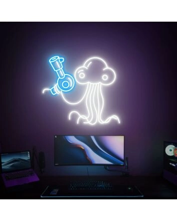 Level Up Your Gaming Sanctuary and Event Spaces with Mars People Metal Slug LED Neon Sign - Perfect for Home Decor, Office Glam, and Lively Bar Settings.