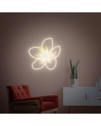 Elevate Your Space: Sakura Led Neon Sign Brings Cherry Blossom Elegance to Home Decor, Weddings, and Restaurants.