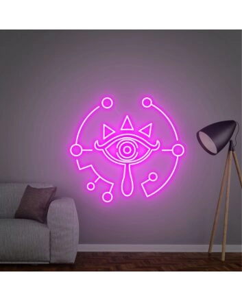 Brighten Your Gaming Space, Bar, or Bedroom with the Iconic Triforce Legend Of Zelda Led Neon Sign - The Perfect Zelda Gift and Wall Art for Fans