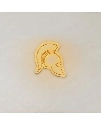 Warrior Helmet LED Sign