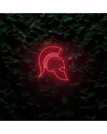 Warrior Helmet LED Sign