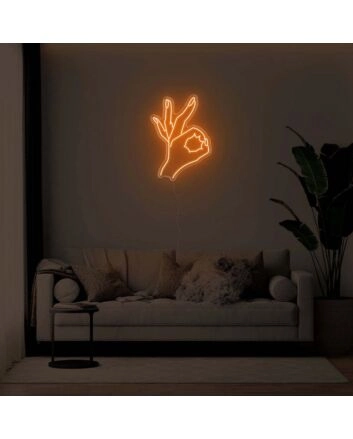 Okay Hand LED Neon Sign