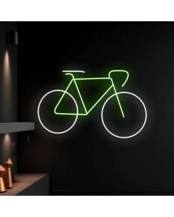 Rev up your space with the Bicycle Led Neon Sign - Perfect for Bicycle Stores, Man Caves, and Trendy Bars.