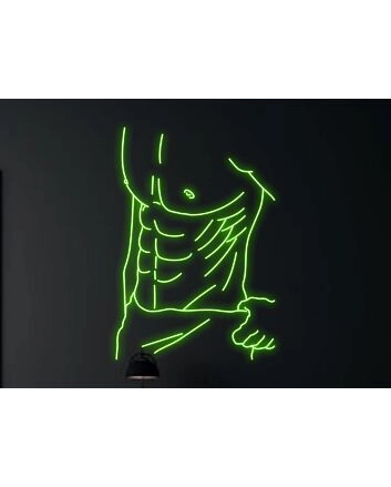 Light Up Your Bar, Club or Gay Pride Event with Bikini Naked Male Led Neon Sign - A Gay Charming Body Club Neon Led Sign Highlight.