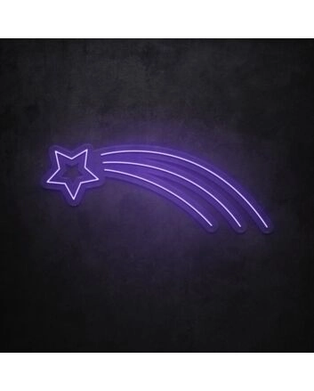 Shooting Star LED Sign