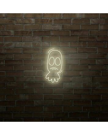Sad Ghost LED Neon Sign