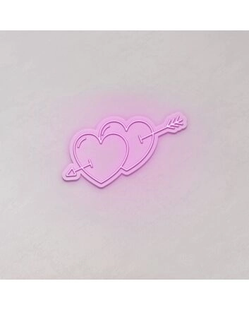 Heart Arrow LED Neon Sign