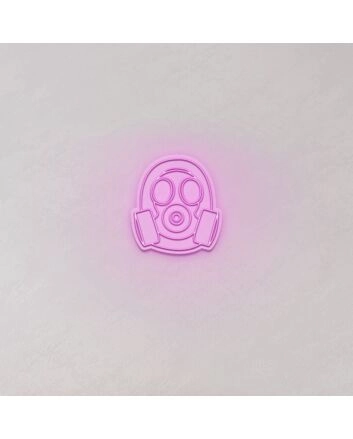 Gas Mask LED Neon Sign