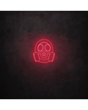Gas Mask LED Neon Sign