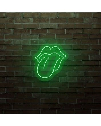 Pop Tongue LED Sign