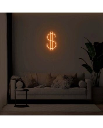 Dollar Sign LED Neon Sign