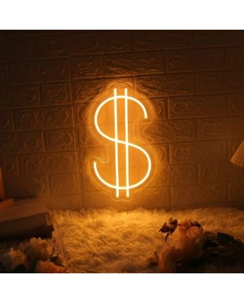 Dollar Sign LED Neon Sign