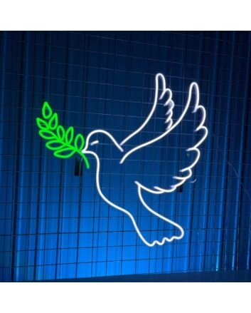 Peace Dove Animal Led Light Restaurant Room Decor Bar Club Decor