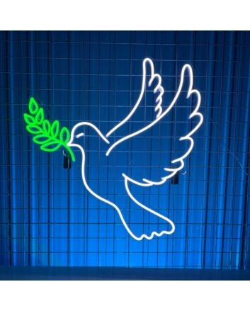 Peace Dove Animal Led Light Restaurant Room Decor Bar Club Decor