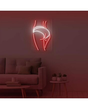Peachy Bum LED Sign