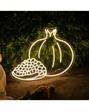 Pomegranates Led Neon Sign Fruit Led Light Restaurant Room Decor Bar Club Decor