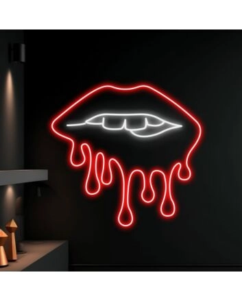Sexy Lips Dripping Led Neon Sign Dripping Lips Neon Light Sexy Lips Led Light
