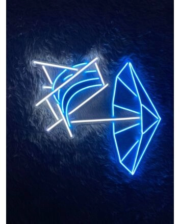 Summer Beach Chair Umbrella Led Neon Sign Chill On The Beach Neon Light Room Decor