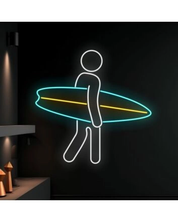 Surfboard Led Neon Sign Summer Beach Surfboard Led Sign