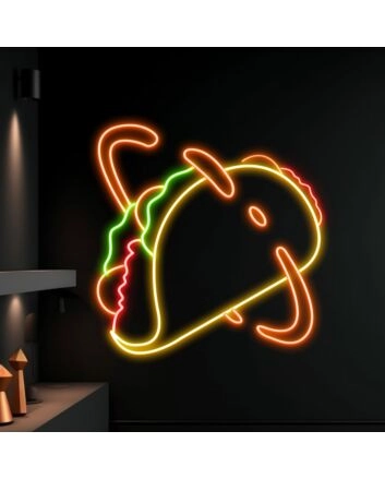Tacos Led Neon Sign Tacos Led Sign Tacos Neon Light Custom Tacos Led Light