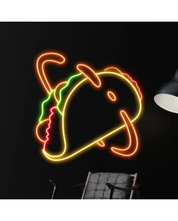 Tacos Led Neon Sign Tacos Led Sign Tacos Neon Light Custom Tacos Led Light