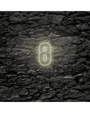 Number Eight LED Neon Sign