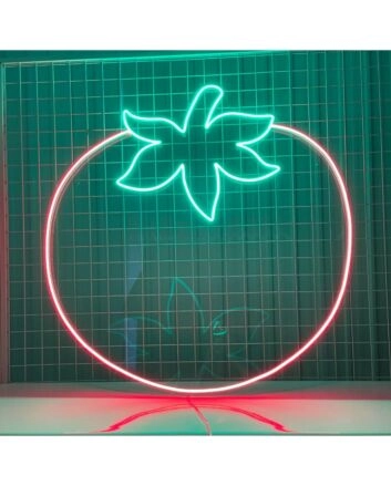 Tomato Cute Fruit Restaurant Room Decor Bar Club Decor Led Neon Sign