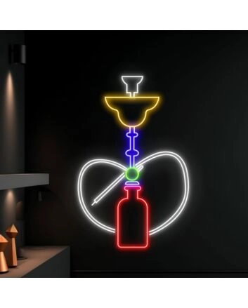 Wall Led Art Leaf Led Light Smoking Sign