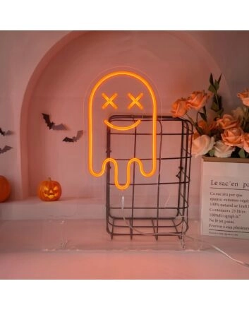 Ghost Led Neon Sign Ghost Halloween Decoration