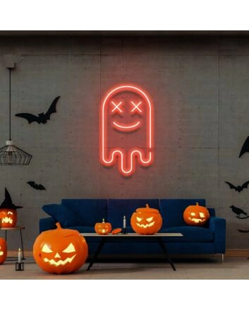 Ghost Led Neon Sign Ghost Halloween Decoration