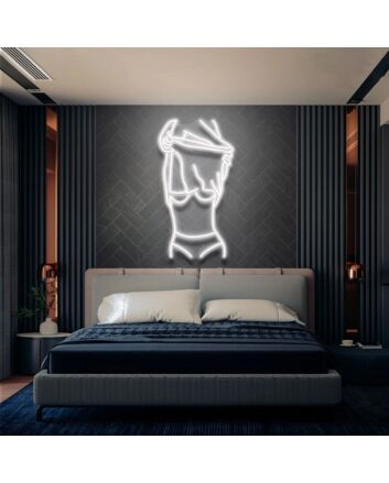 Sexy Body Led Neon Sign Above Bed