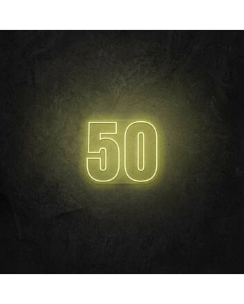 50 LED Neon Sign