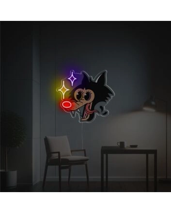 Werewolf LED Neon Acrylic Artwork