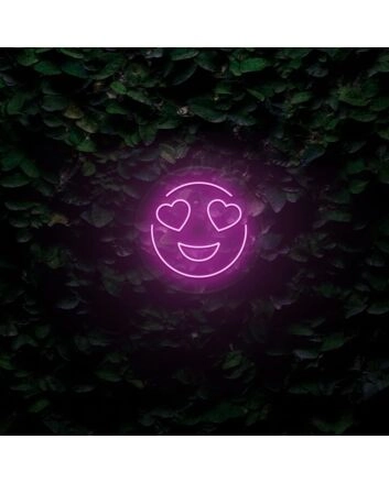 Heart Eyes LED Sign