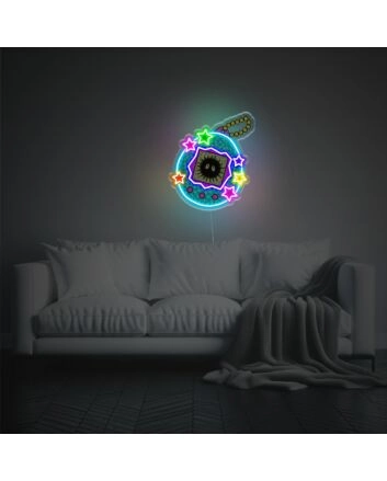 Electronic House Pet Game Console LED Neon Acrylic Artwork