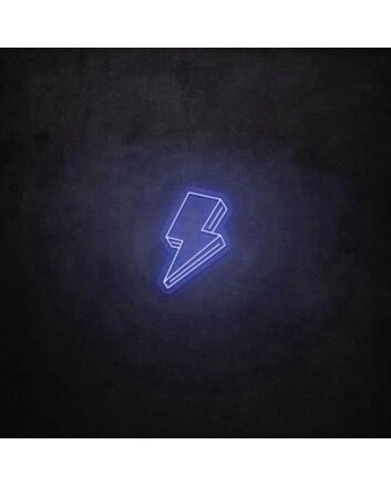 3D Lighting Bolt LED Sign