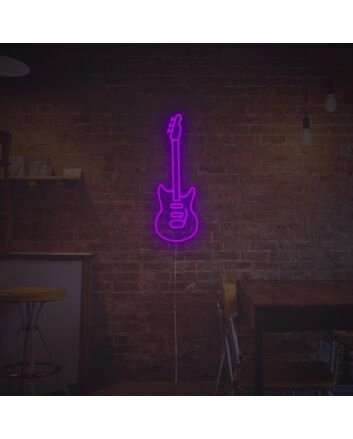 Vintage Digital Guitar LED Neon Sign