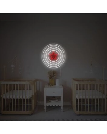 Captain Of Amercian Shield LED Neon Sign